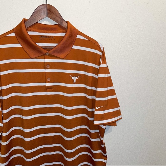 Nike Golf Texas Longhorns Striped Polo 